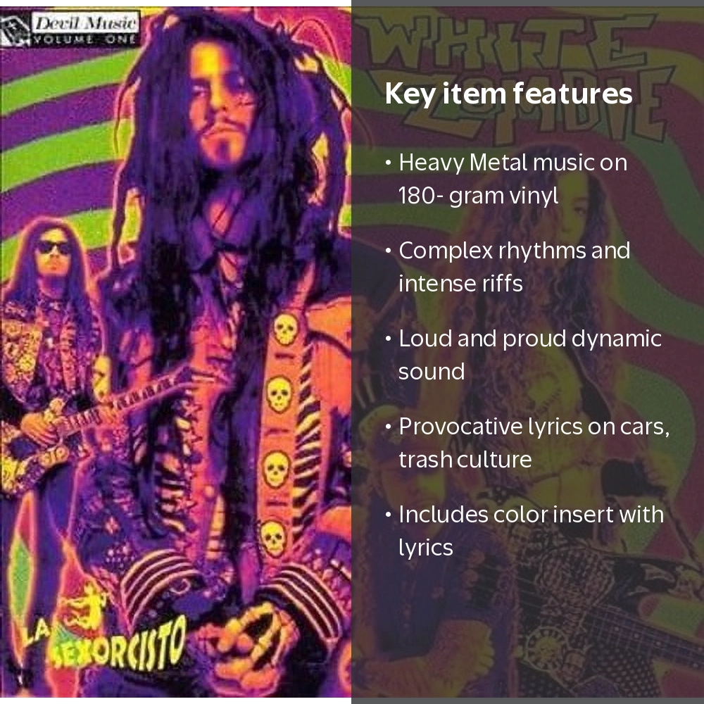 Music on Vinyl, White Zombie La Sexorcisto Devil Music Vinyl