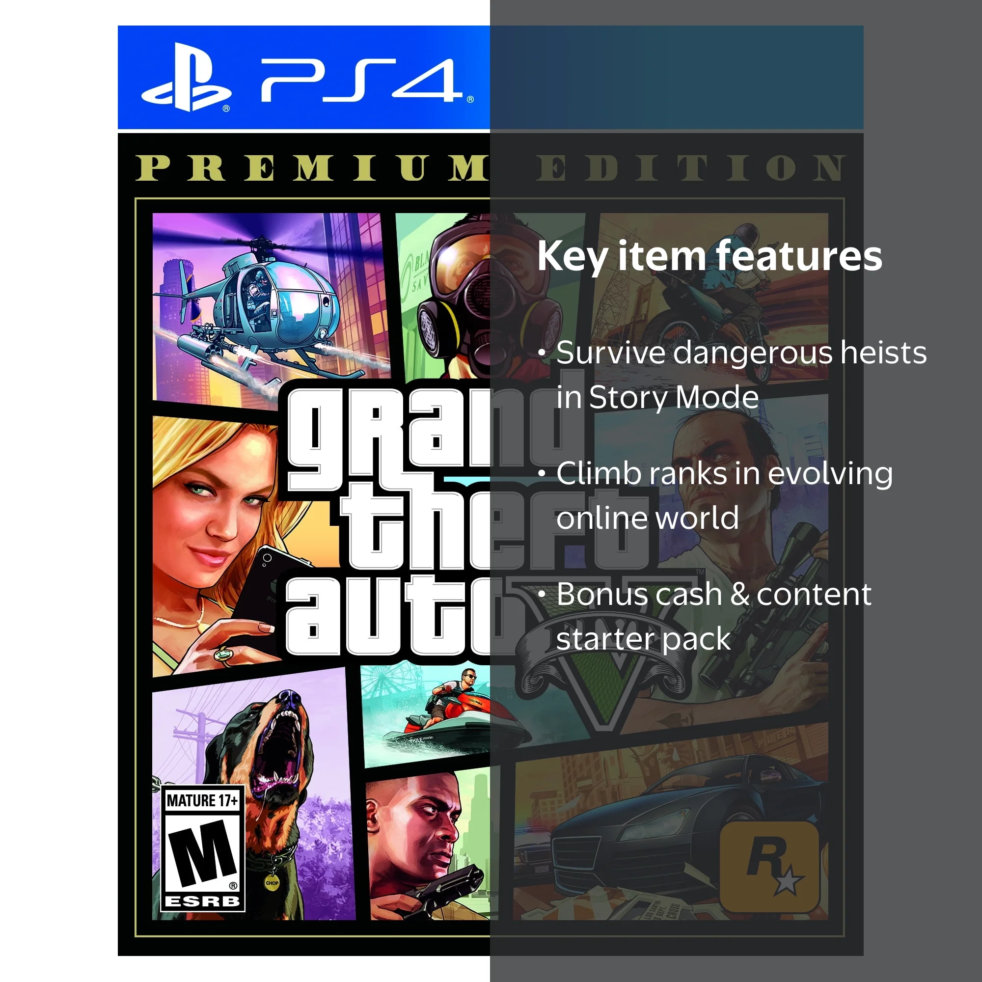 Rockstar Games, Grand Theft Auto V, 710425578649, PlayStation 5