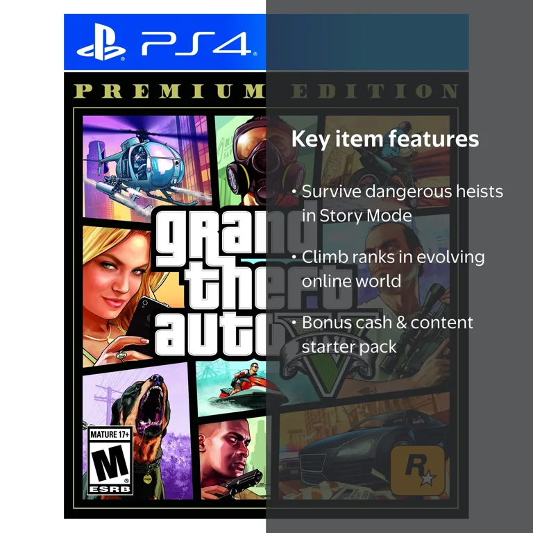 Rockstar Games, Grand Theft Auto V, 710425578649, PlayStation 5