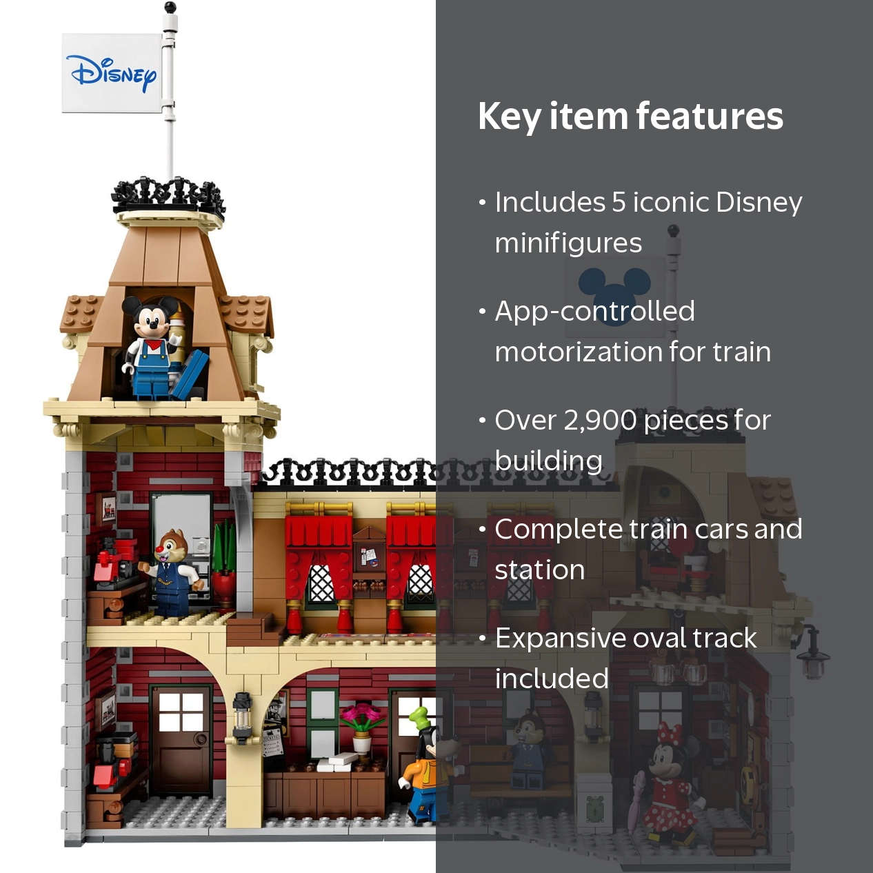 LEGO Disney Train and Station 71044 Building Set (2925 Pieces