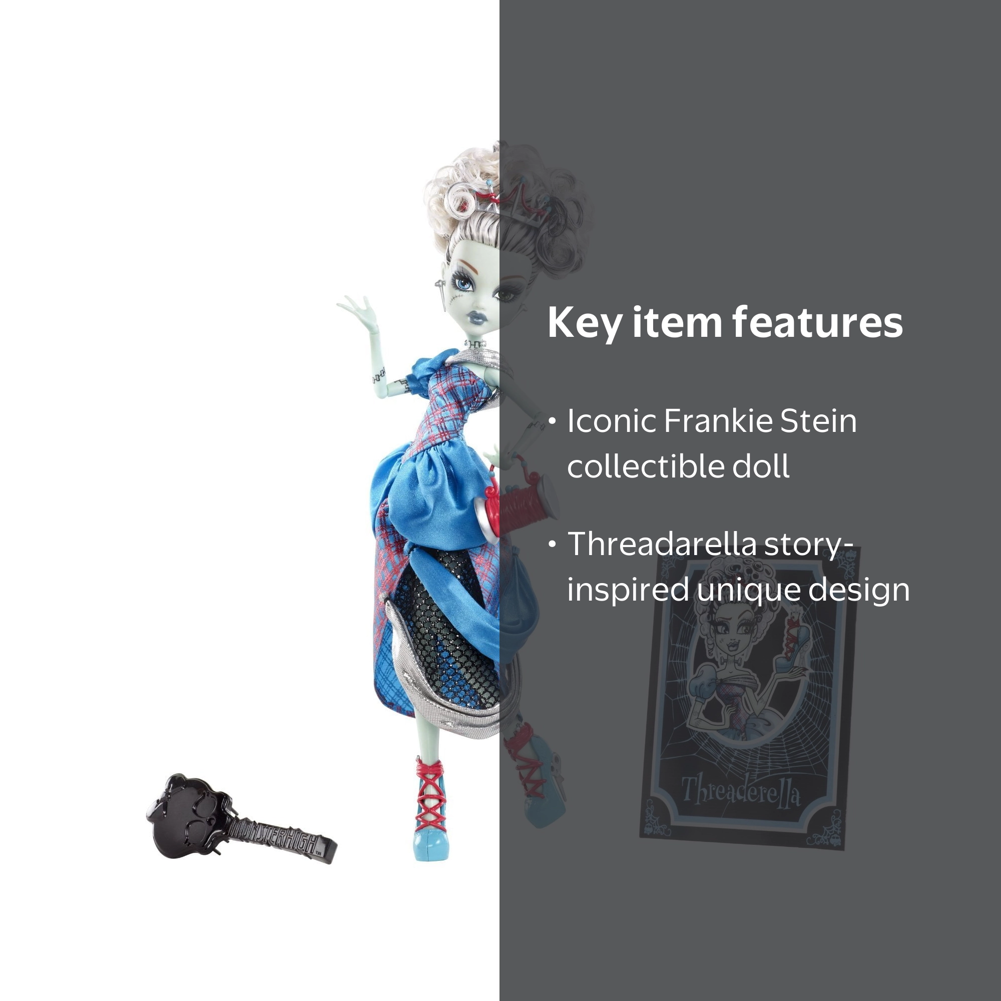 Free Shipping! Monster High Scarily Ever After Frankie Stein Doll