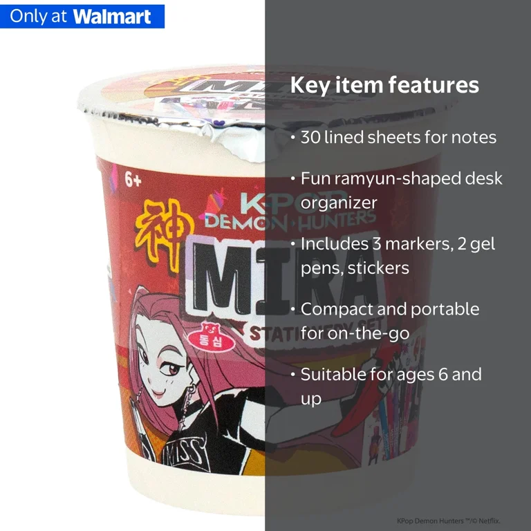 Netflix KPop Demon Hunters™ Mira Multicolor Stationery Set