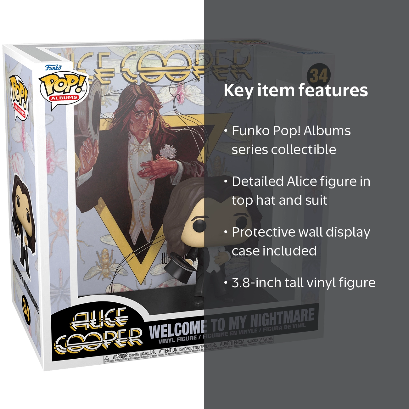Funko, Alice Cooper Welcome to My Nightmare Vinyl Figure - Walmart.com