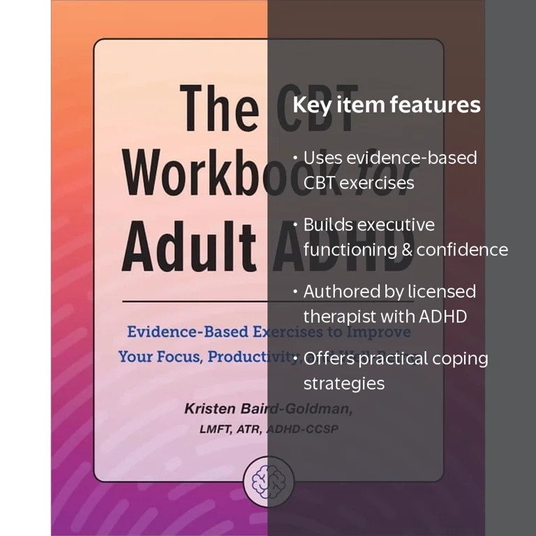 CBT Workbook for Living with Adult ADHD, Paperback - Walmart.com