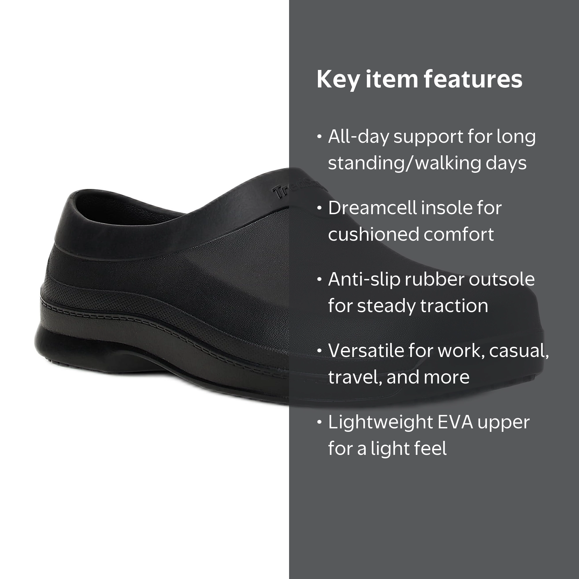 koko  TredSafe Unisex Caspian Work and Daily Shoes for Comfort and