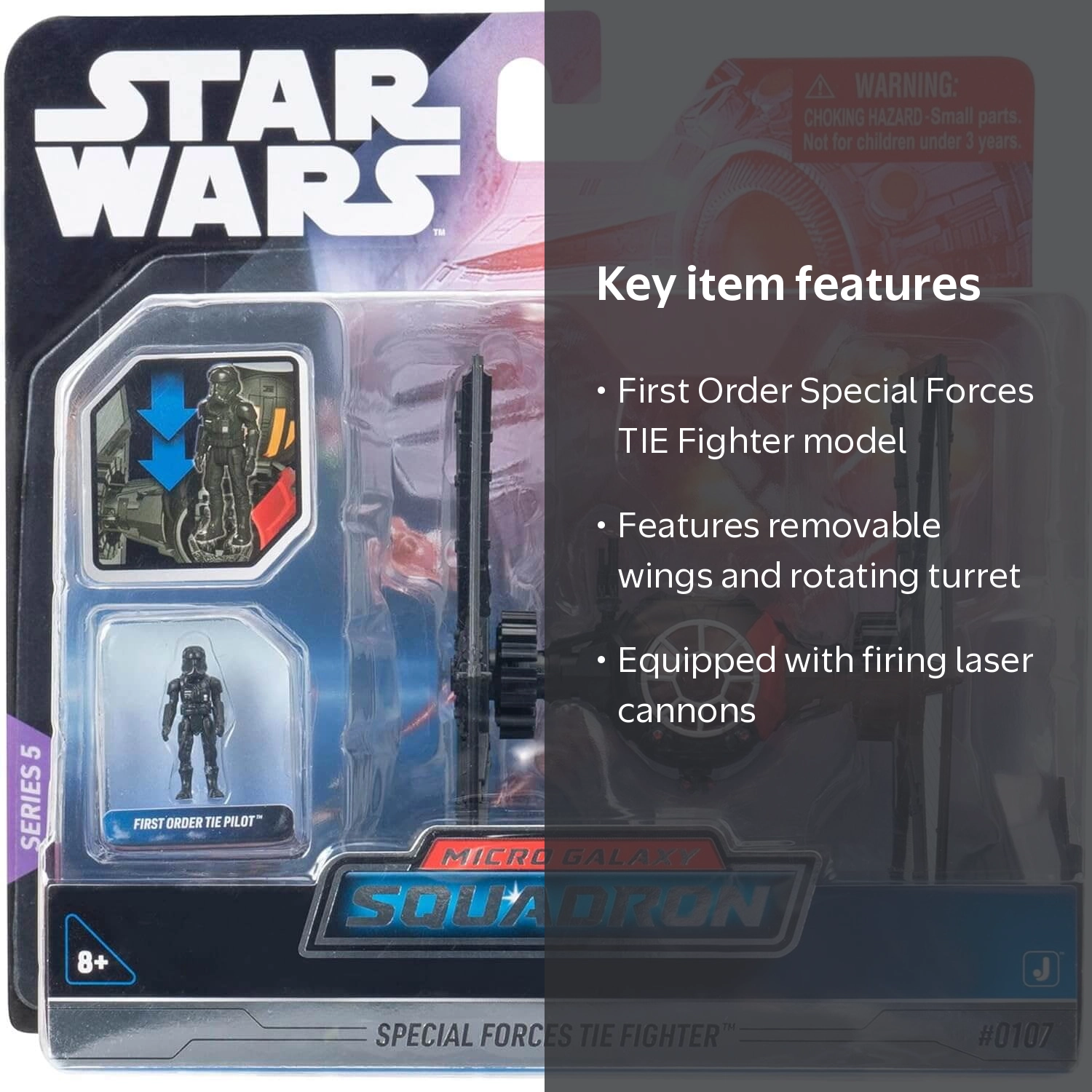 Star Wars Series 5 Special Forces TIE Fighter Vehicle - Walmart.com