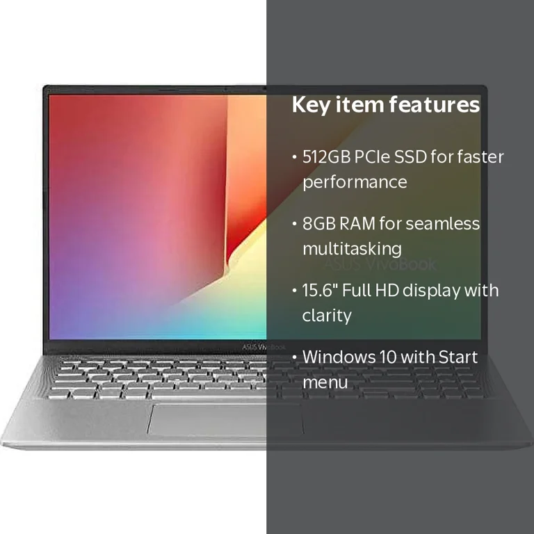 ASUS VivoBook X512DA 15.6in FHD Laptop, AMD Ryzen 5-3500U ASUS VivoBook X512DA 15.6in FHD Laptop, AMD Ryzen 5-3500U