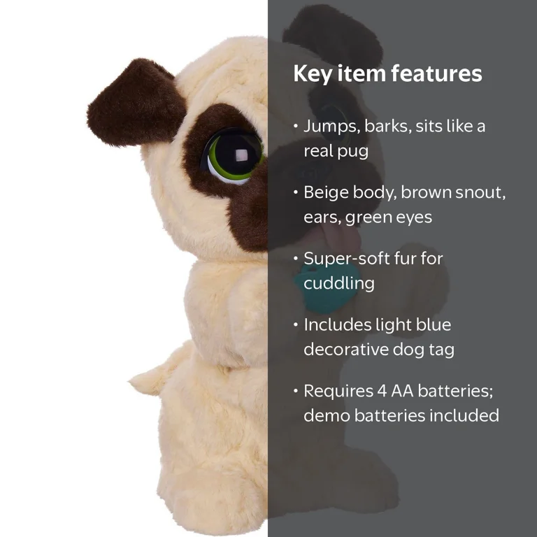 furReal Friends JJ, My Jumpin' Pug Pet - Walmart.com