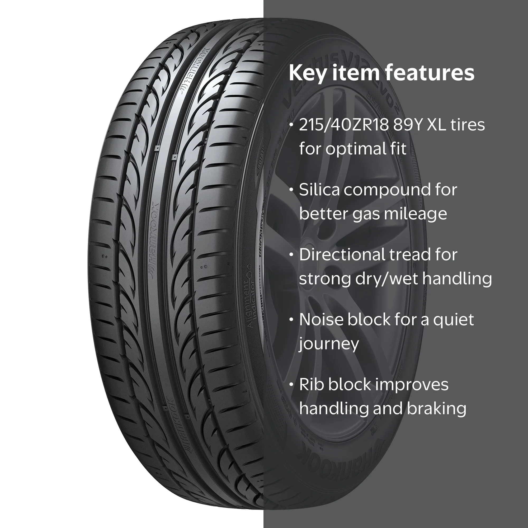 Hankook Ventus V12 EVO2 K120 Sport Summer Performance Tire - 215
