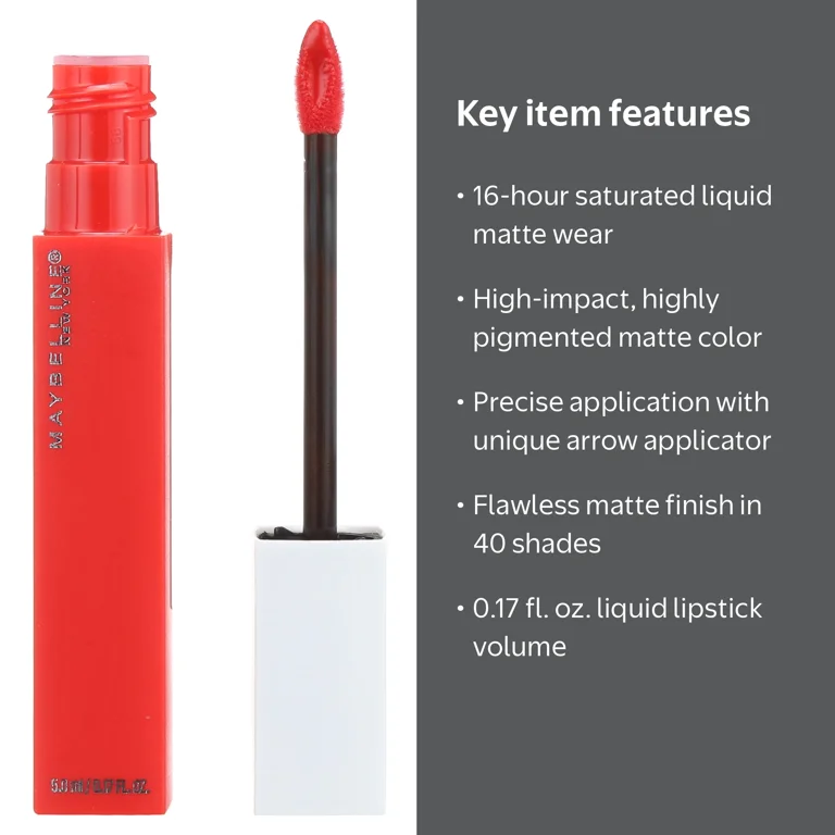 Maybelline Super Stay Matte Ink Liquid Lipstick, Individualist