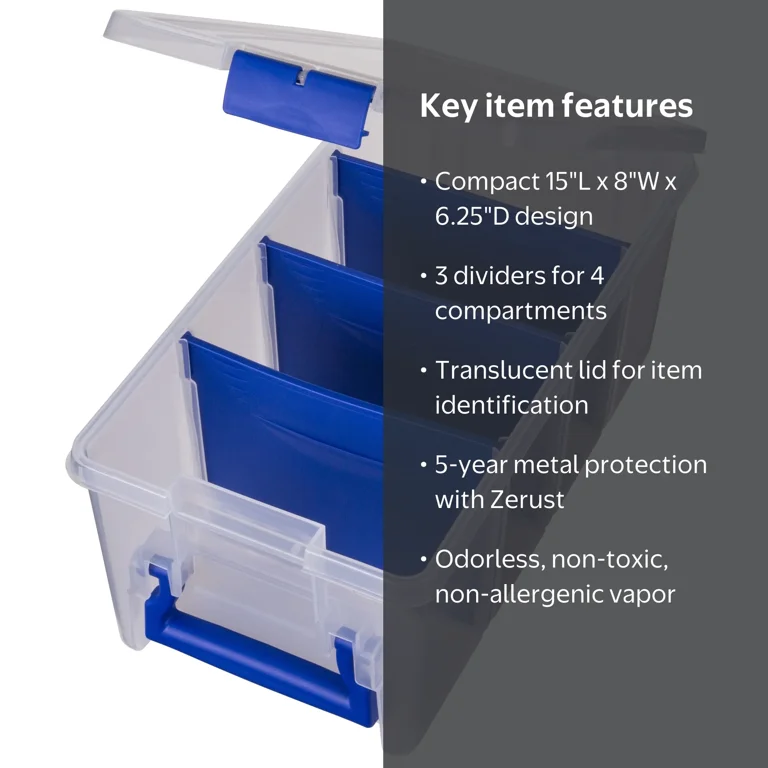 flambeau terminal tackle file satchel tackle box Outdoors 3000WPBC It features a recessed polycarbonate lid and solid latches Flambeau Outdoors Rust Proof Tackle