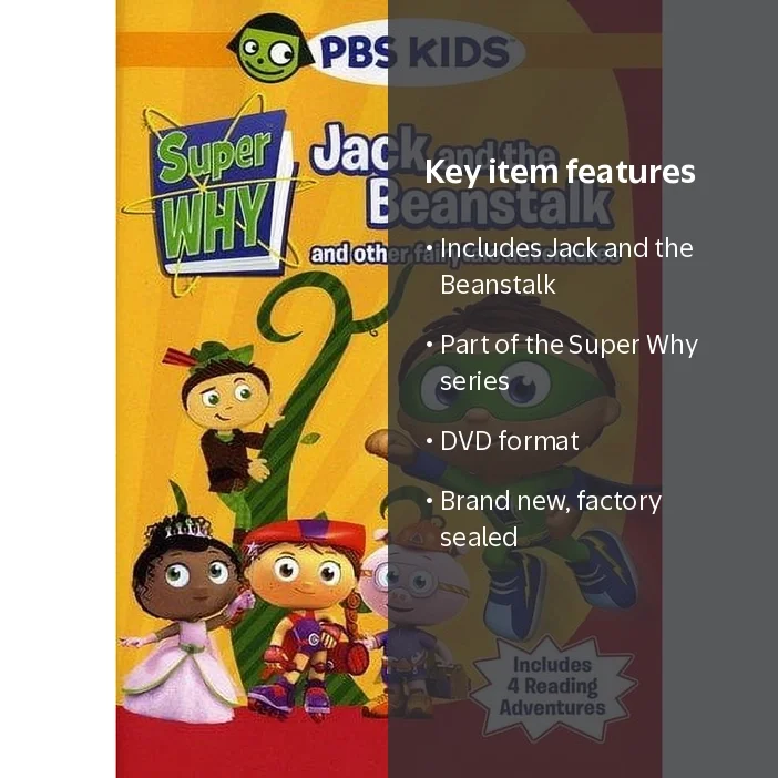 Super Why: Jack and the Beanstalk and Other Fairytale Adventures