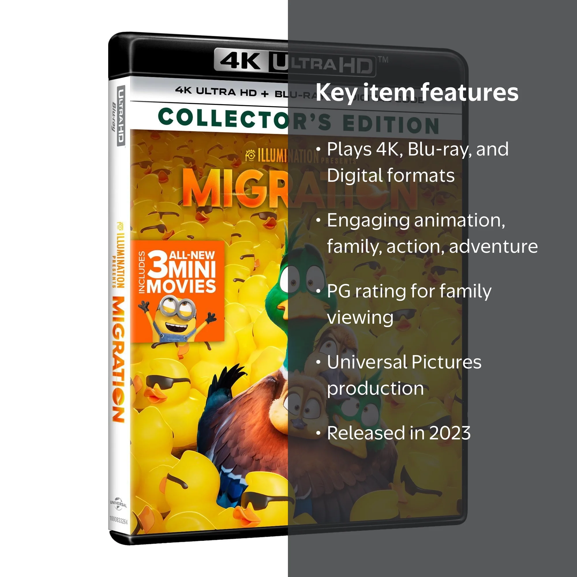SDS, Migration 2023 4K Ultra HD Blu-ray Digital Copy, Rated PG