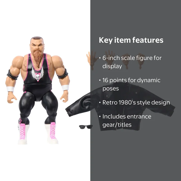 WWE Superstars Jim “The Anvil” Neidhart Action Figure Set, Series