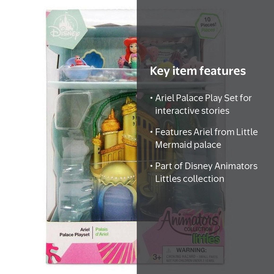 Disney Animators Collection Littles Ariel Palace Play Set Little