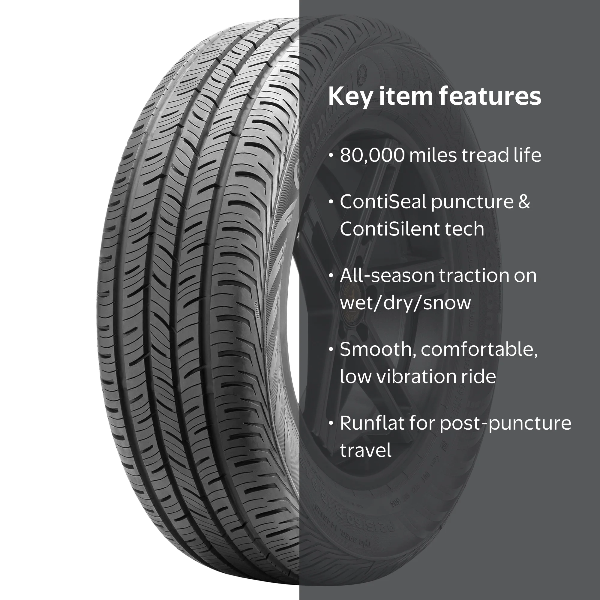 Continental ContiProContact All-Season Touring Tire P215/50R17 95V
