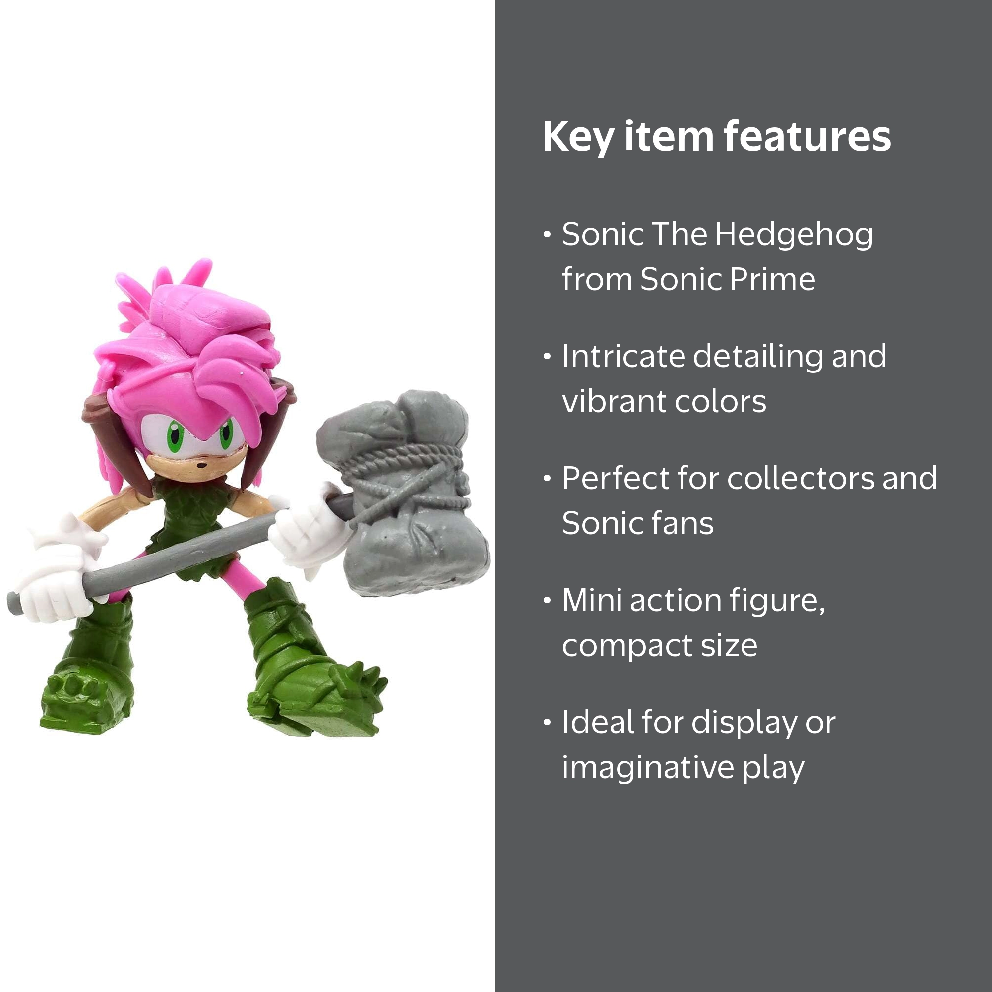 PMI Sonic The Hedgehog Sonic Prime Thorn Rose Mini Action Figure