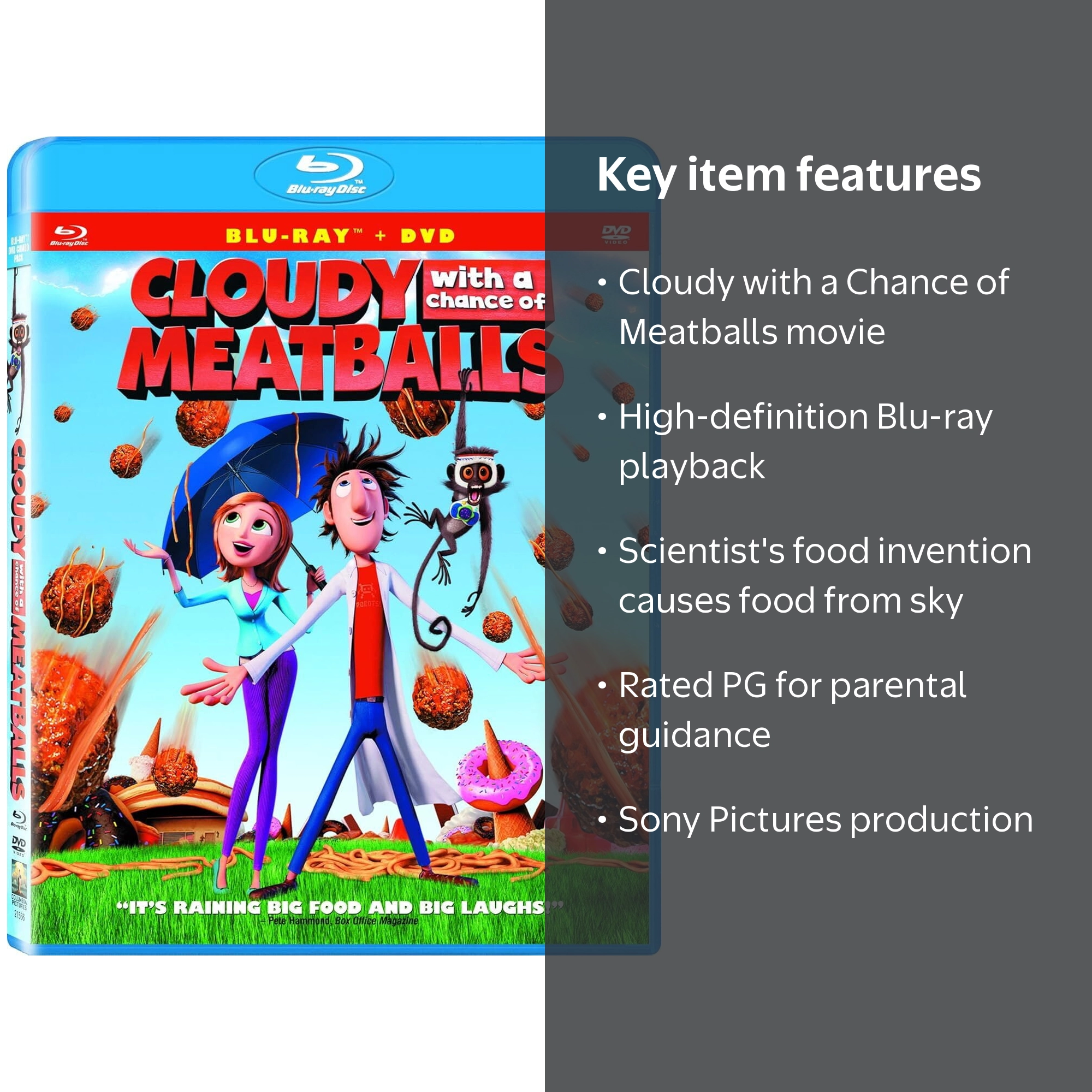 Sony Pictures: Cloudy With a Chance of Meatballs Blu-ray/DVD Combo