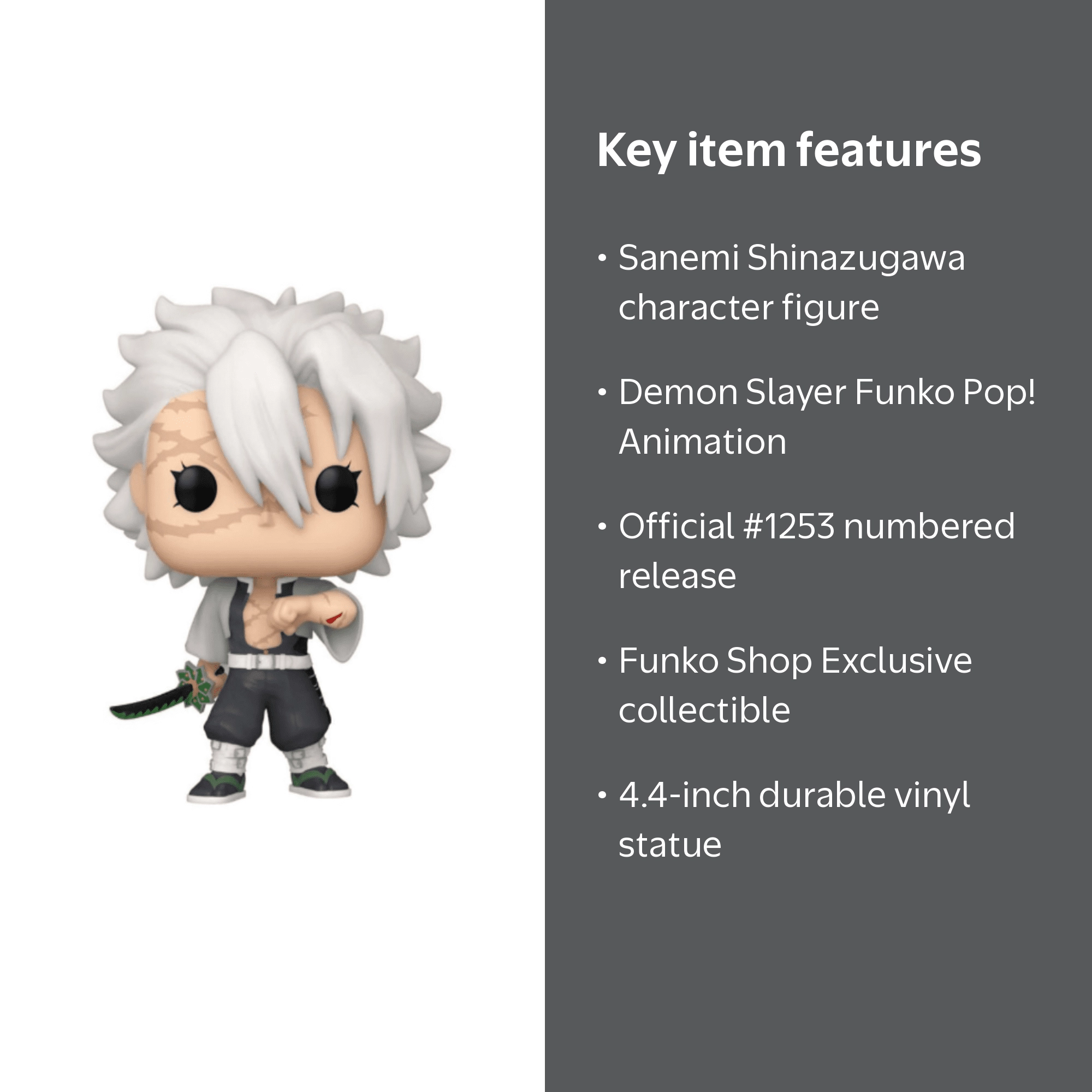 Funko Pop! Demon Slayer Sanemi Shinazugawa Animation Figure #1253