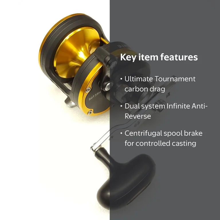 Daiwa Seagate Star Drag Conventional Right Hand Fishing Reel - 35H