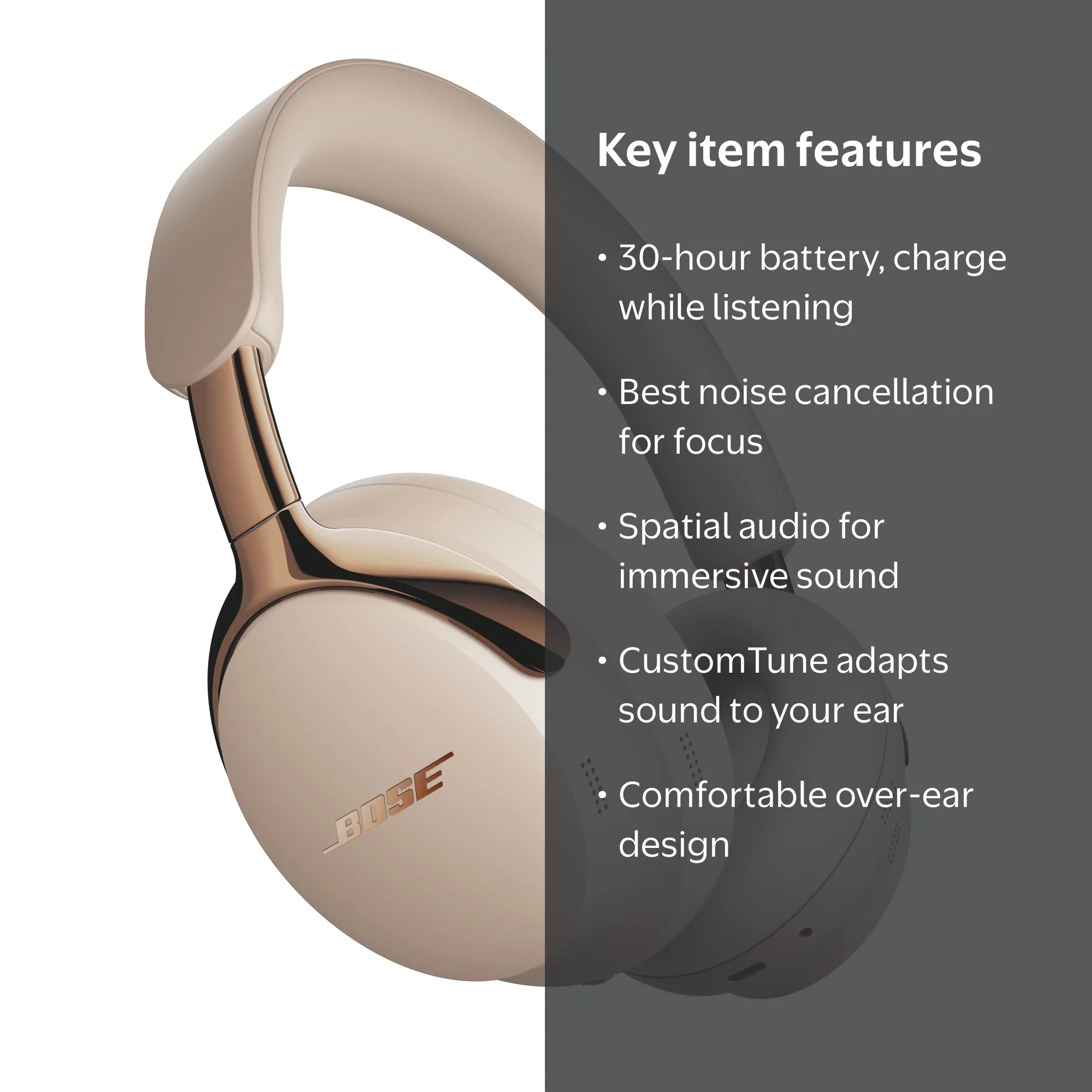 Bose QuietComfort Ultra Headphones II, Noise Cancelling Over Ear