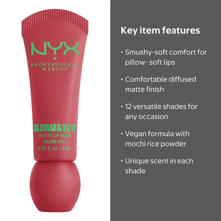 NYX Professional Makeup Smushy Matte Lip Balm Snuggle SZN 0.27 fl