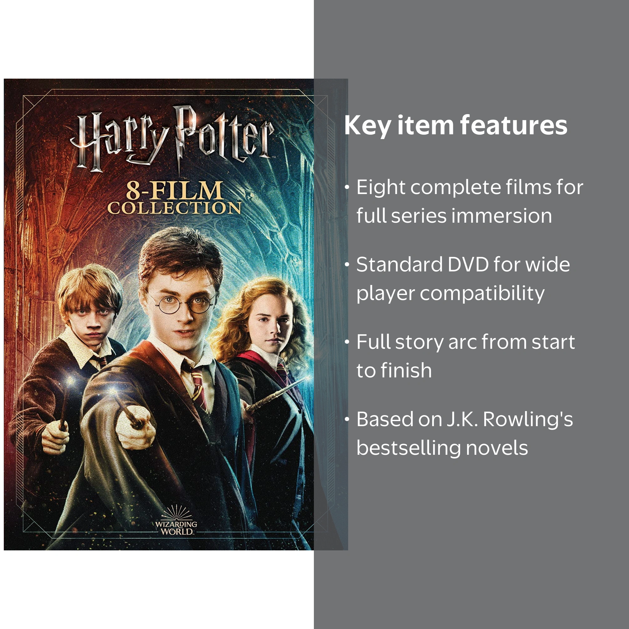 Harry Potter Complete Collection Years 1-7 20th Anniversary (DVD