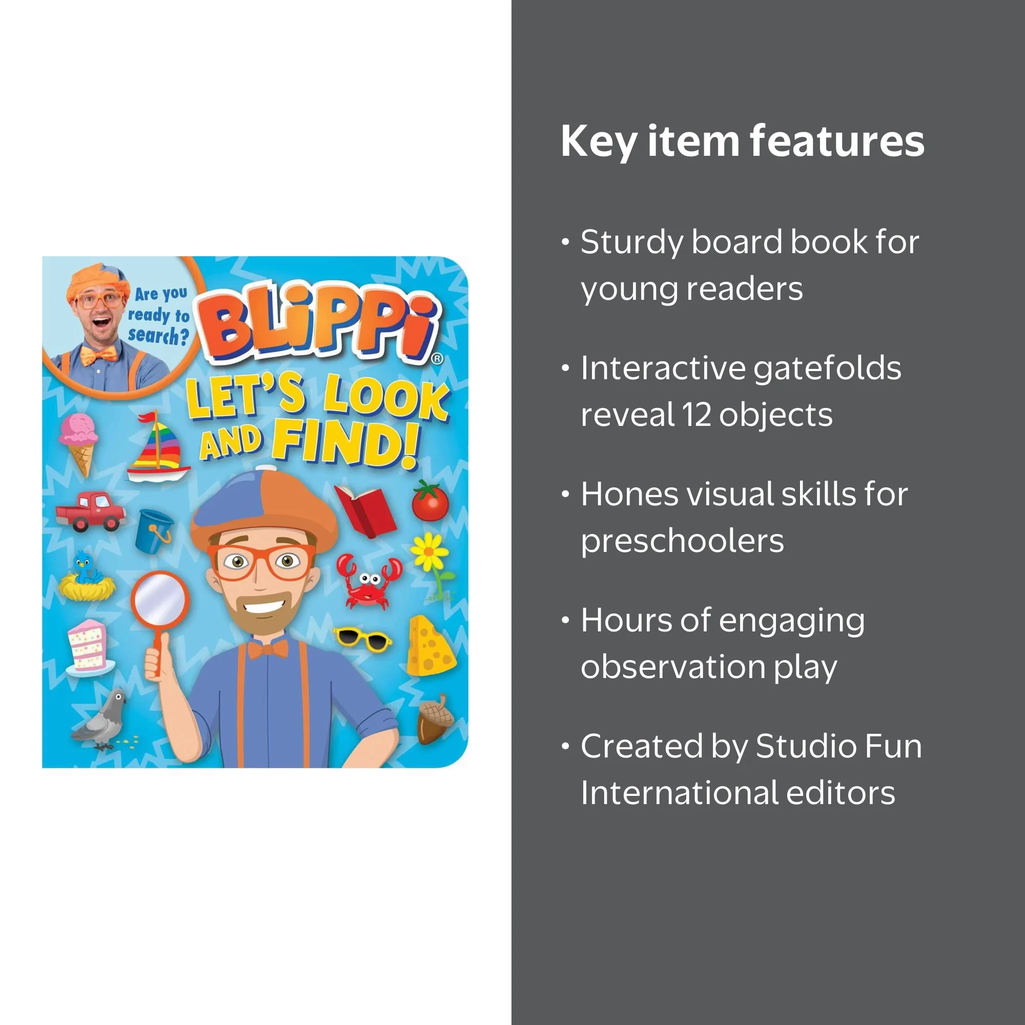 EDITORS OF STUDIO FUN INT: Blippi: Let's Look and Find! (Board