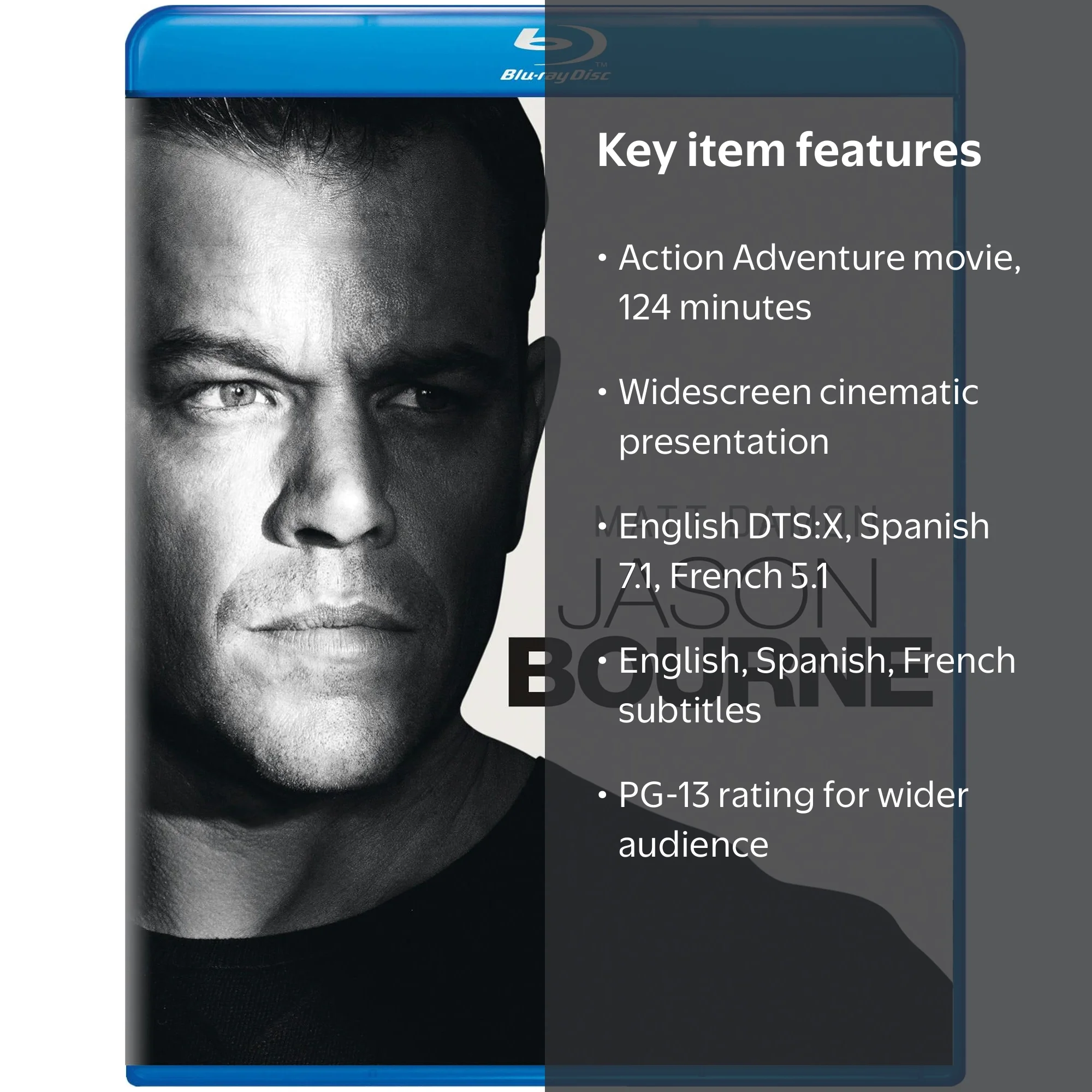 Jason Bourne (Blu-ray New Box Art) [Blu-ray] - Walmart.com