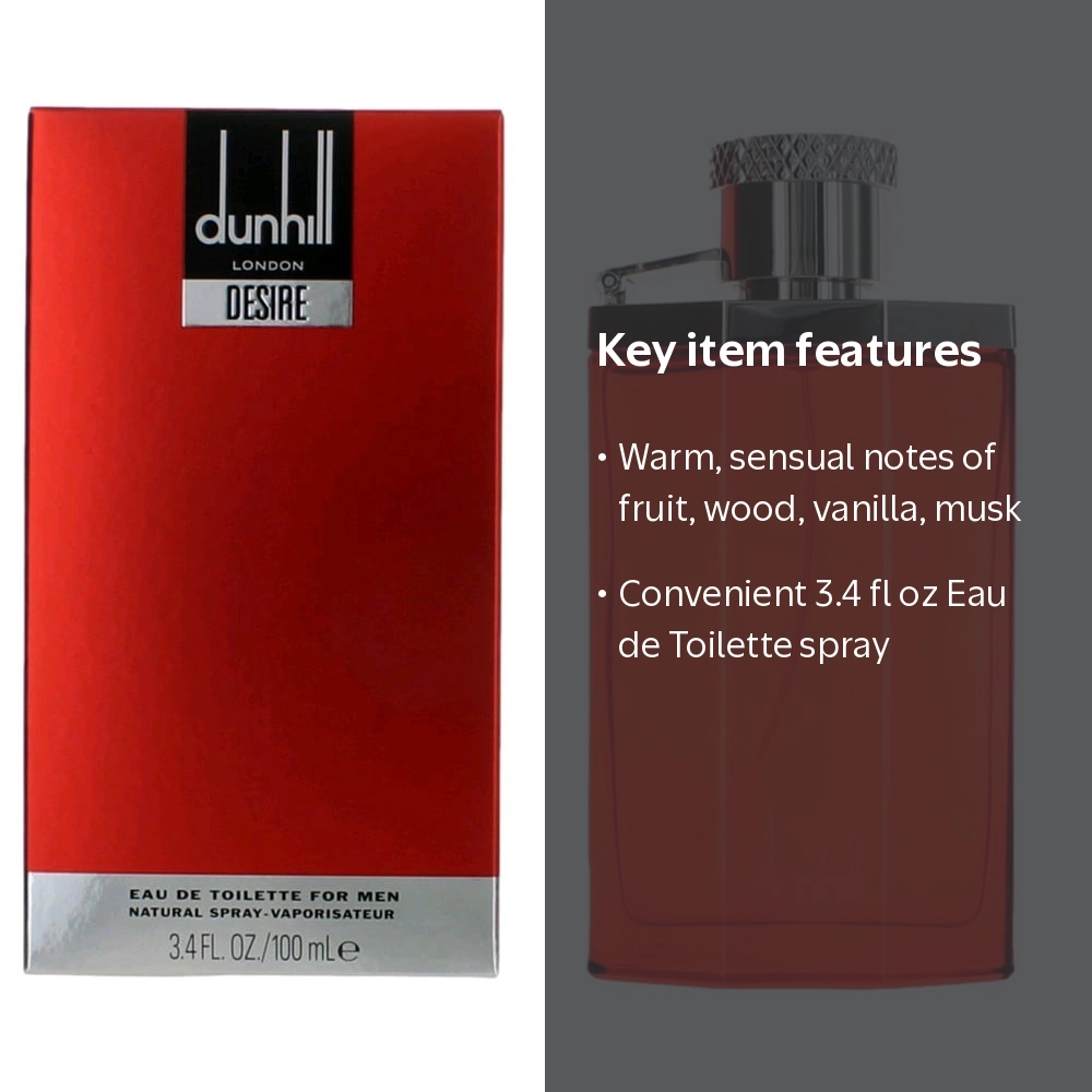 Alfred Dunhill, Desire Cologne for Men, 3.4 oz, Eau de Toilette