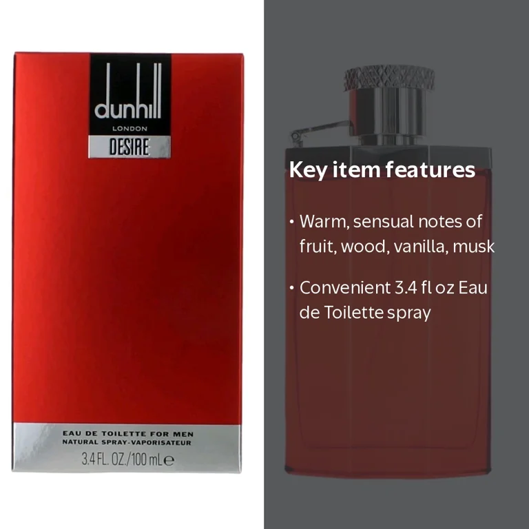 Alfred Dunhill, Desire Cologne for Men, 3.4 oz, Eau de Toilette