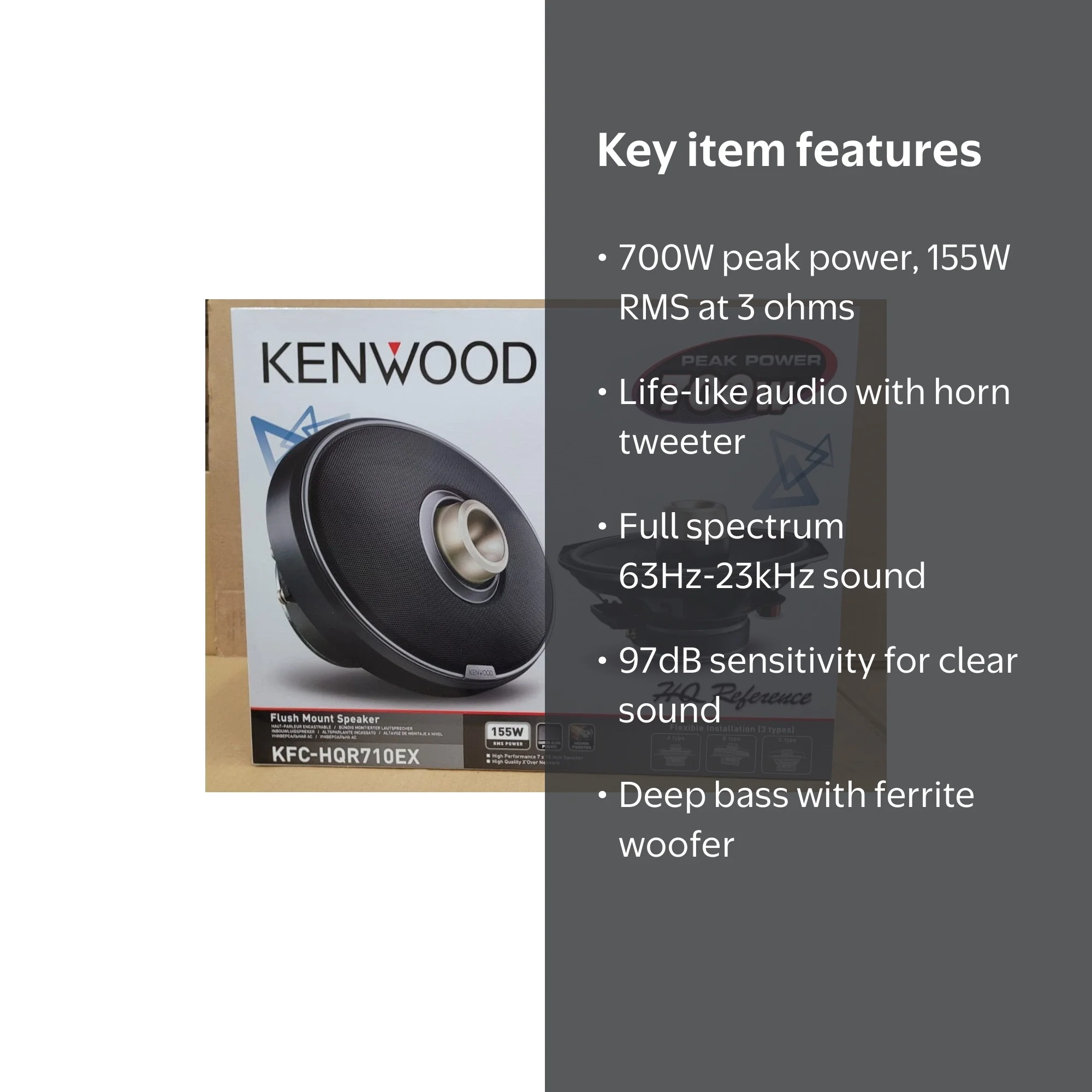 Kenwood KFC-HQR710EX 7x10