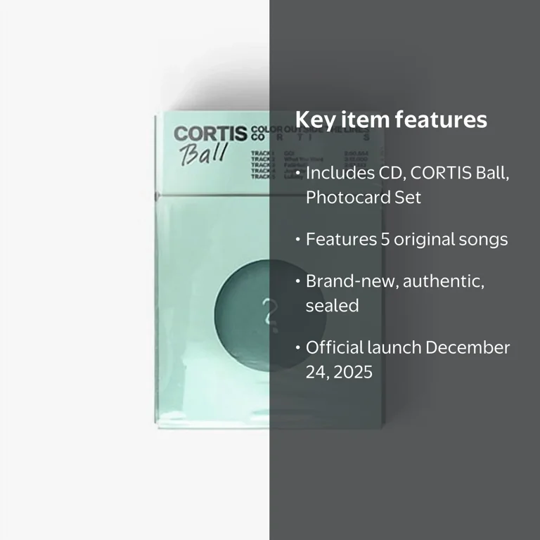 CORTIS - [COLOR OUTSIDE THE LINES] 1st EP Album CORTIS BALL