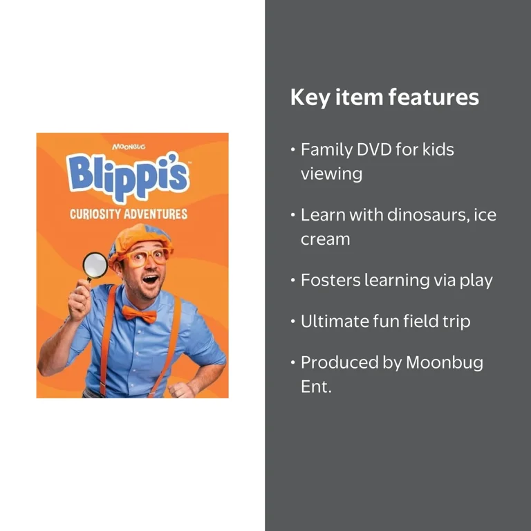 Blippi's Curiosity Calls (DVD), Moonbug Ent, Kids & Family