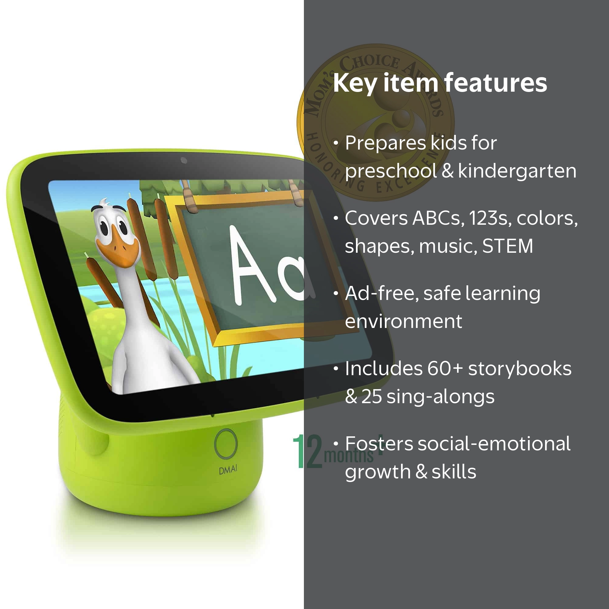 AILA Interactive Sit & Play™ Virtual Preschool Learning System for