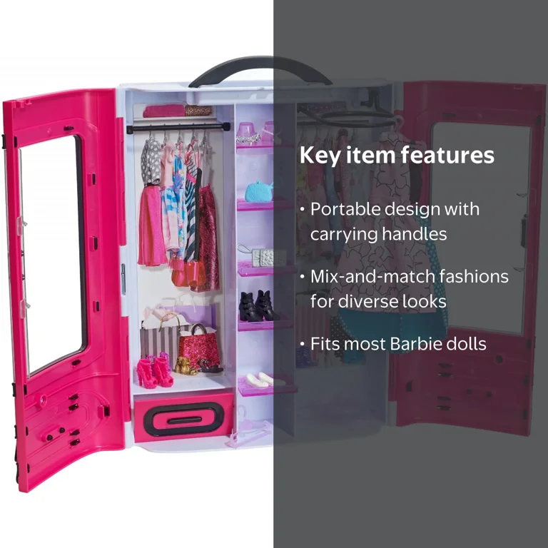 プロフ確認Barbie'scloset Barbie Fashionistas Ultimate Closet - Walmart.com
