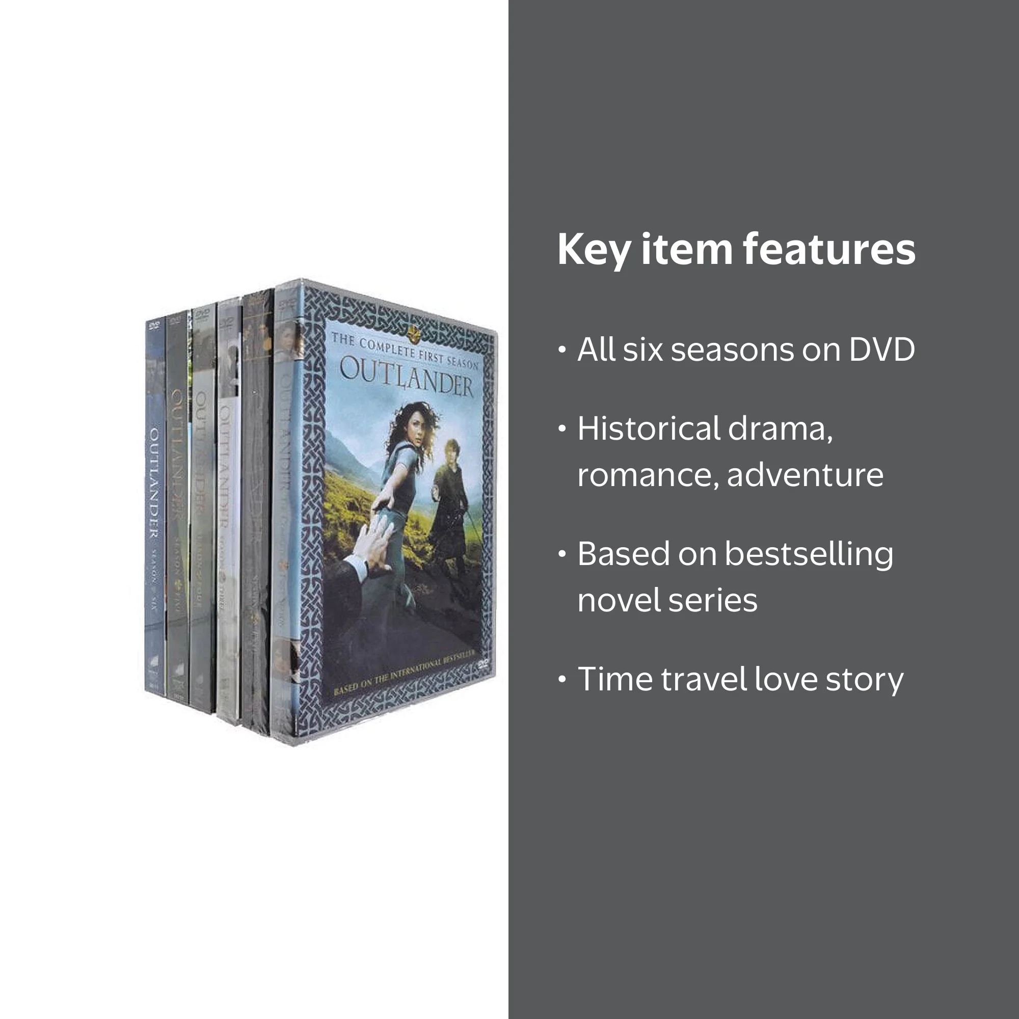 Outlander: Complete Seasons 1-6 Box Set Blu-Ray DVD - Walmart.com
