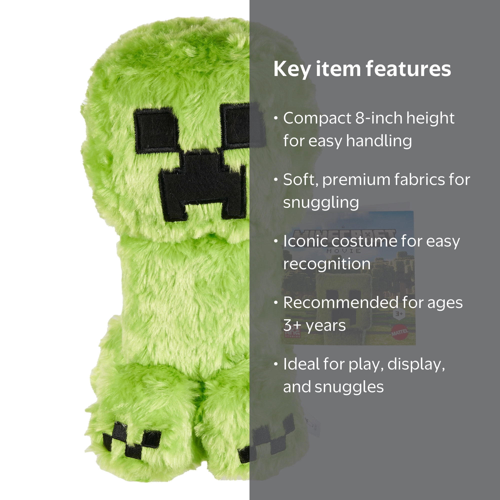 Minecraft Creeper ぬいぐるみ 約30cm Amazon.com: Mattel Minecraft Plush Toy, Creeper Soft Doll Inspired