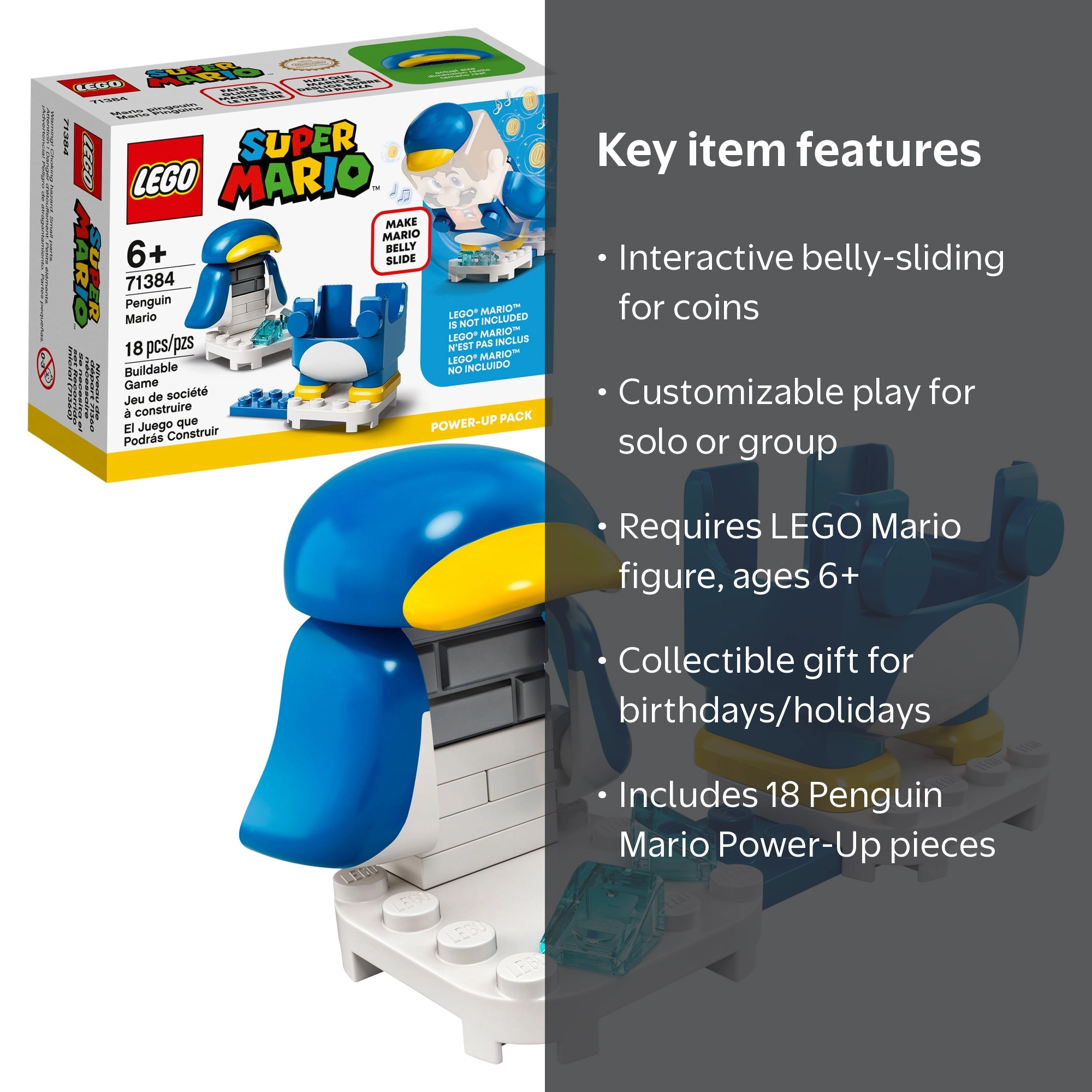 LEGO, Super Mario Set, 71384, Collectible Gift Toy for Kids