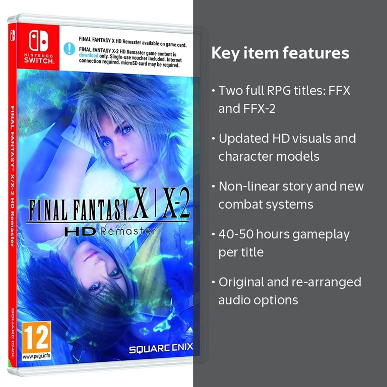 Final Fantasy X-X2 HD Remastered - Nintendo Switch Physical