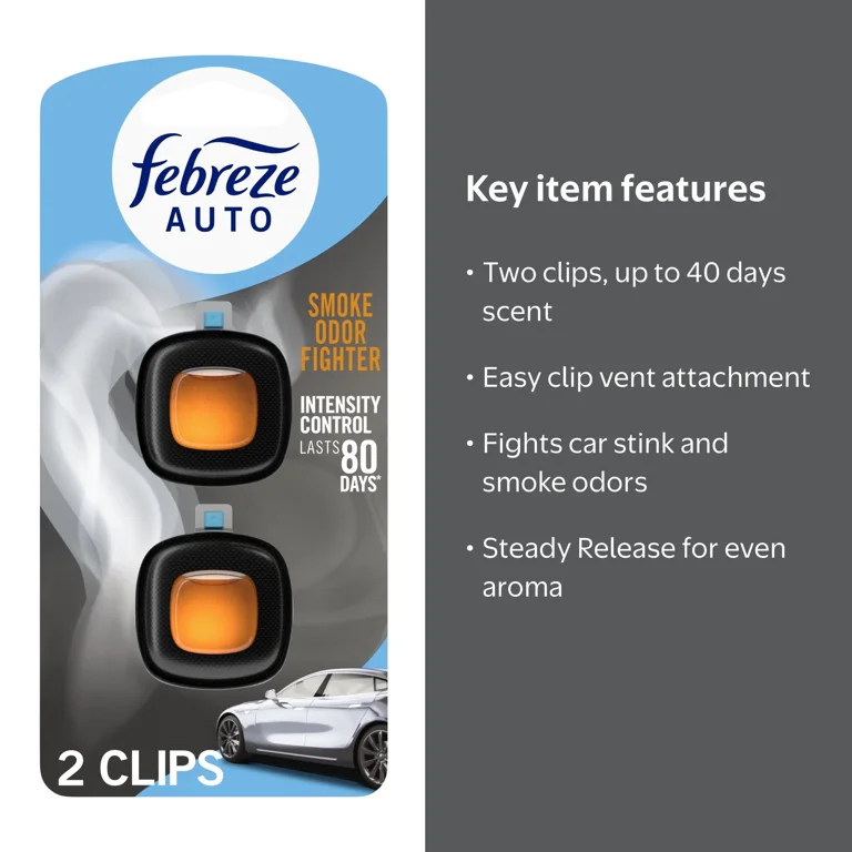 car air freshener for cigarette smoke Purifier Ionizer, 12V Plug-in Car Air Gadgets with Dual USB Charger Removes Smoke, Pet and Food Odor, Ionic Ozone (Silver) : Home & Kitchen If fragrance oil spills best car freshener for cigarette