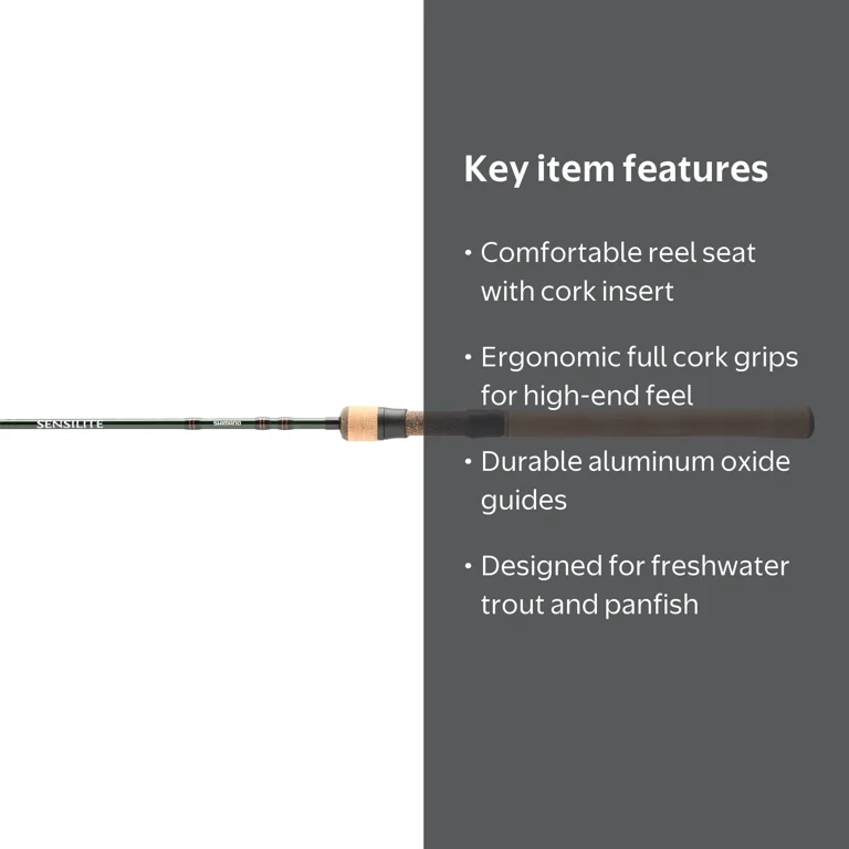 Shimano Ultra-Light Sensilite 80L 2PC Trout Panfish Spinning Rod