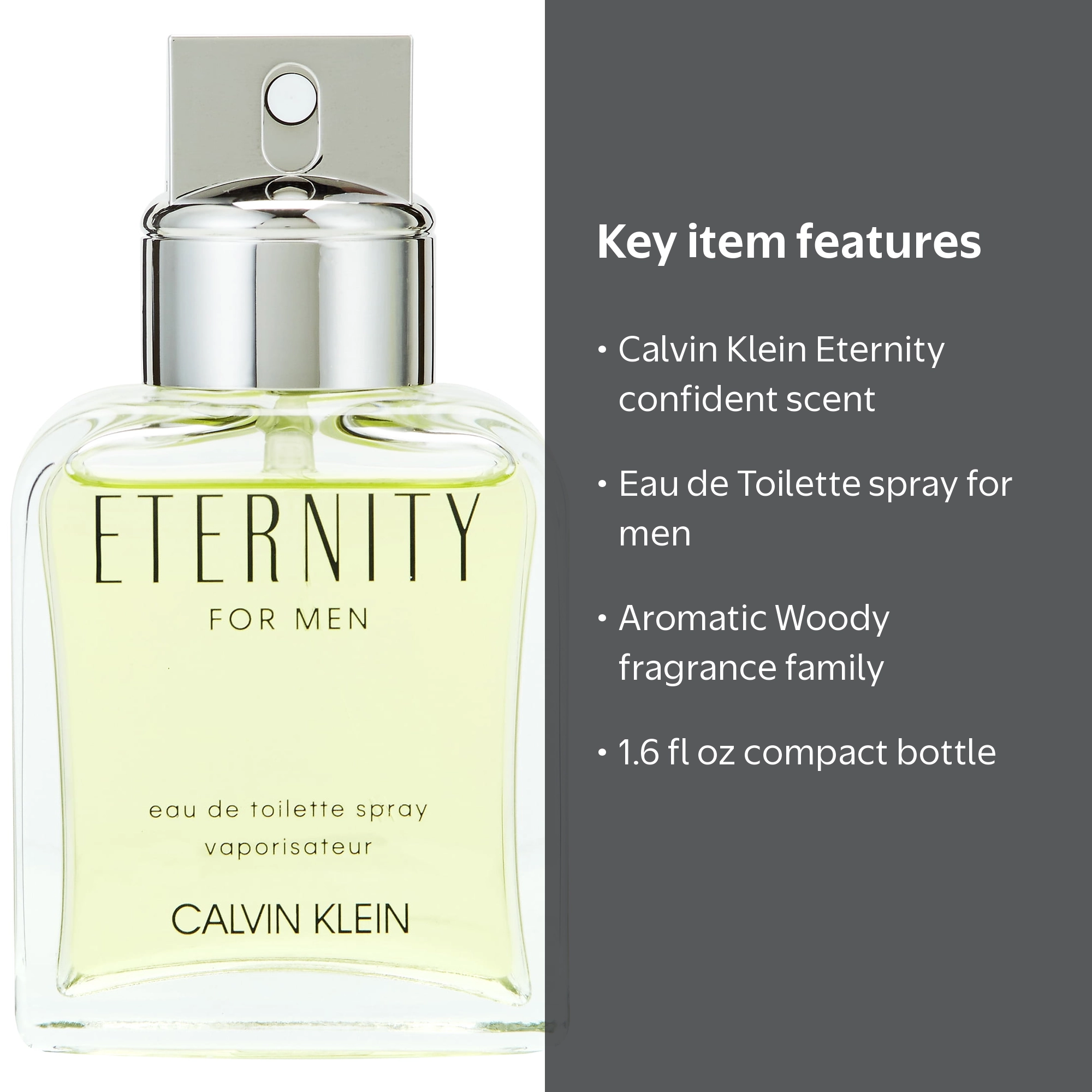 Calvin Klein, Eau de Toilette Spray, 1.6 fl oz, Men's Cologne