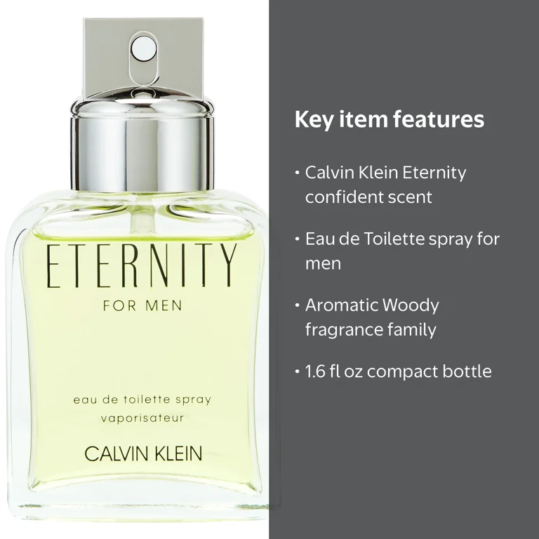 Calvin Klein, Eau de Toilette Spray, 1.6 fl oz, Men's Cologne