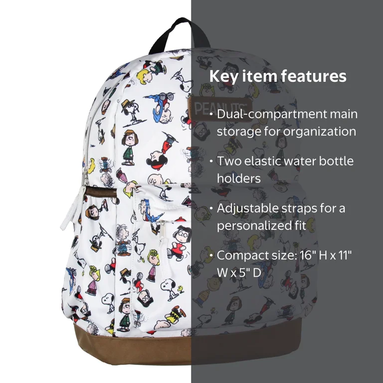 best travel backpack extra bag of peanuts Peanuts Herschel Classic XL Herschel Supply Co. USA and additional woven nylon chest and waist straps help support balanced carrying Peanuts Snoopy Charlie Brown Sally