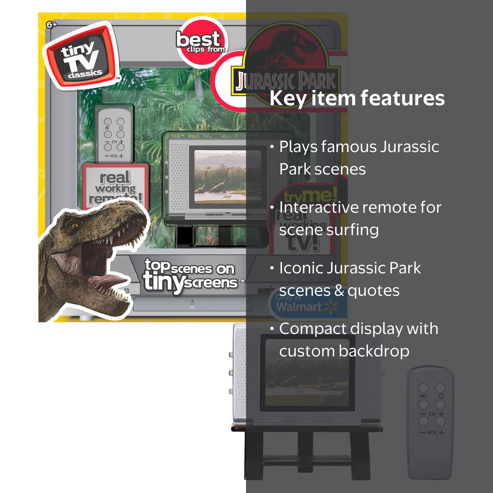 NEW SPRING '22 - Tiny TV Classics - Jurassic Park Edition- Newest