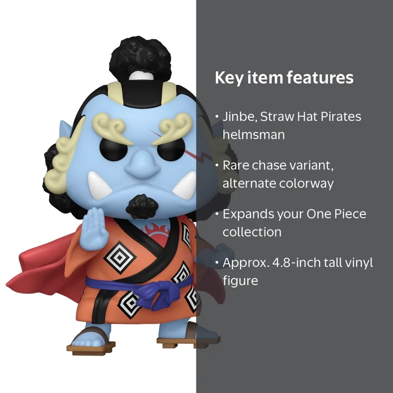 Funko POP! Animation: One Piece Jinbe Vinyl Figure, Chase, 4.8