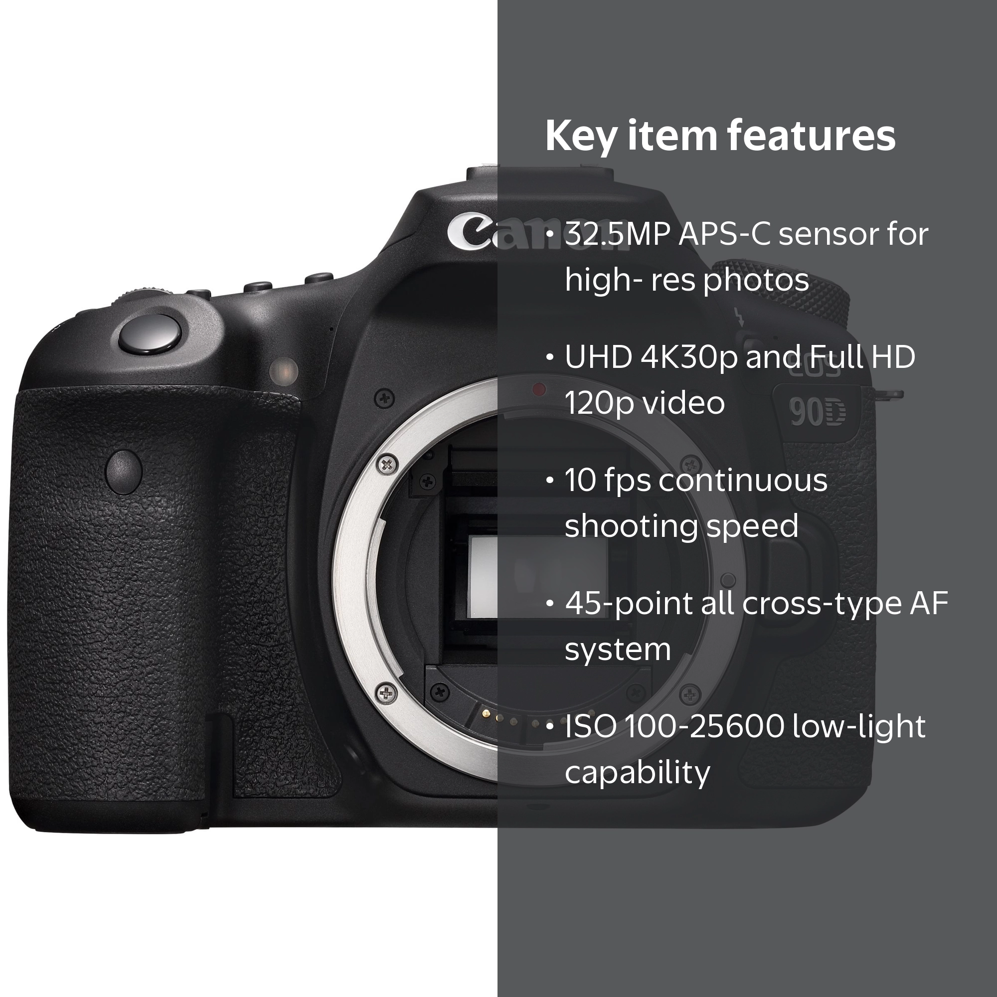 CANON EOS 90D body EOS Canon 90D Basic Bundle Amateur