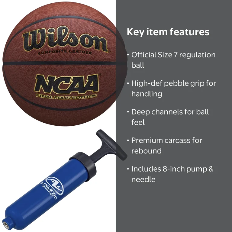 Wilson NCAA Final Four Edition Basketball, Official Size - 29.5 +