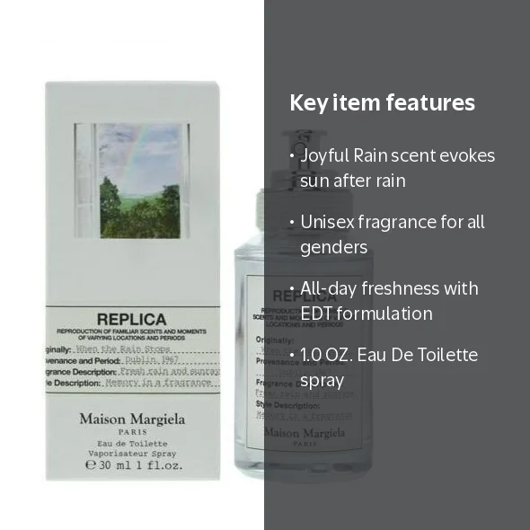 Maison Margiela Replica When The Rain Stops Unisex EDT Spray 1.0